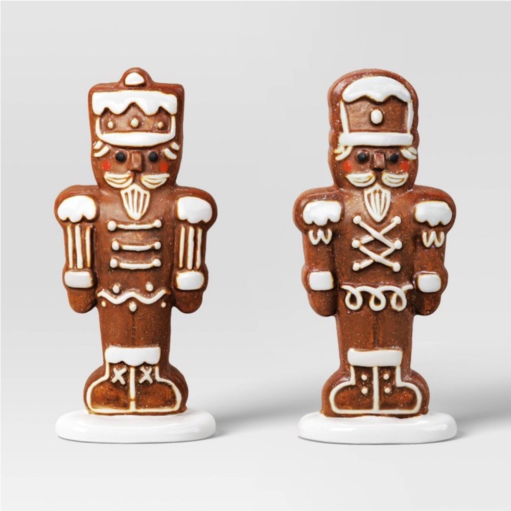 2pk Christmas Ceramic Gingerbread
Nutcracker Decor - Wondershop™